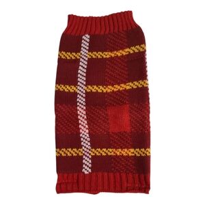 NWT Dog Plaid Knit Sweater for small dog